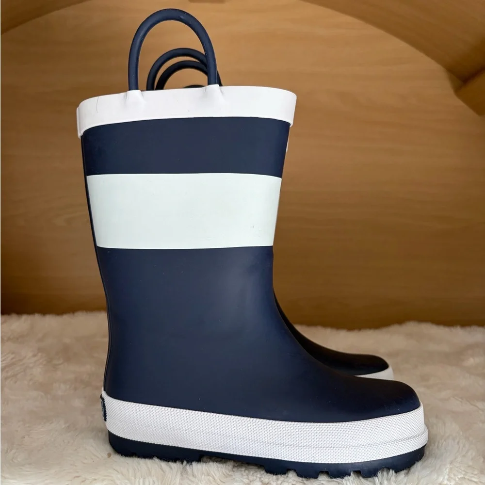 ✨$16✨NWT•Carter's Toddler Rain Boot | Navy/White | Size 12